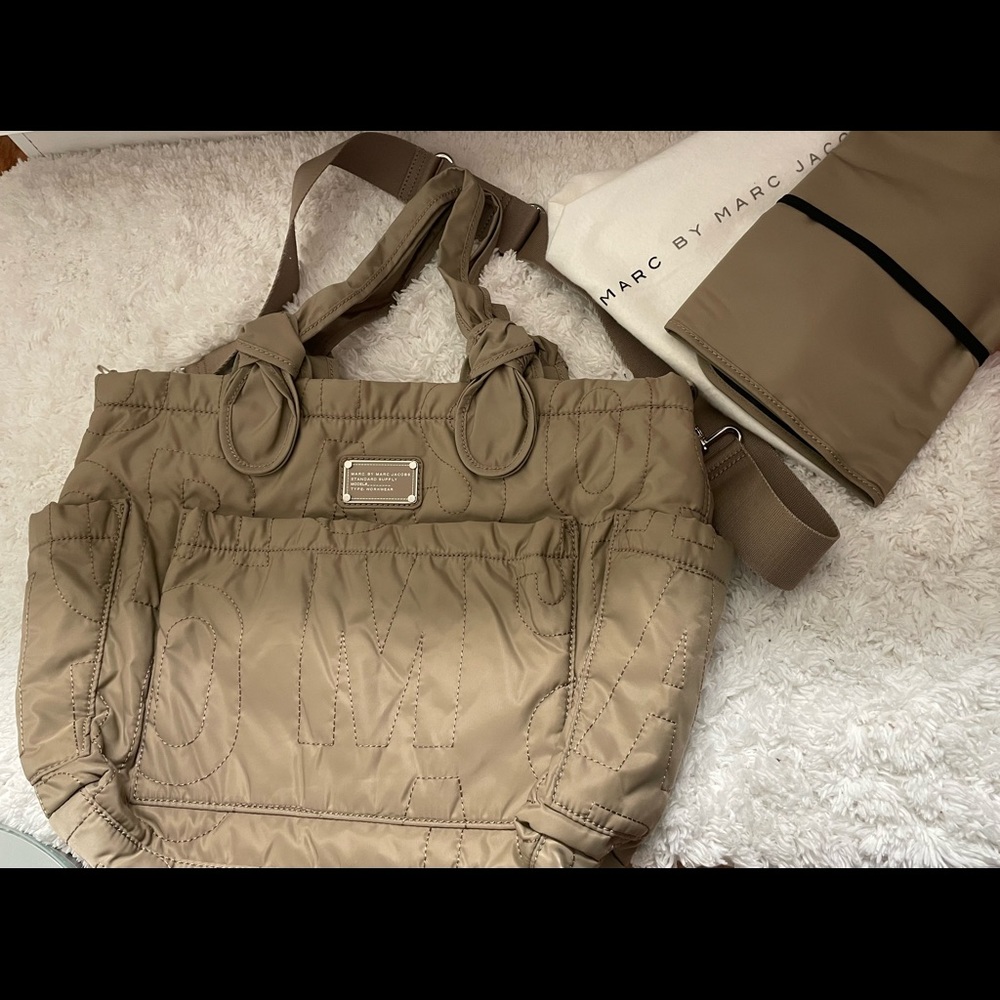 MARC BY Diaper Bag - Pretty Nylon Eliz-a-Baby Bag